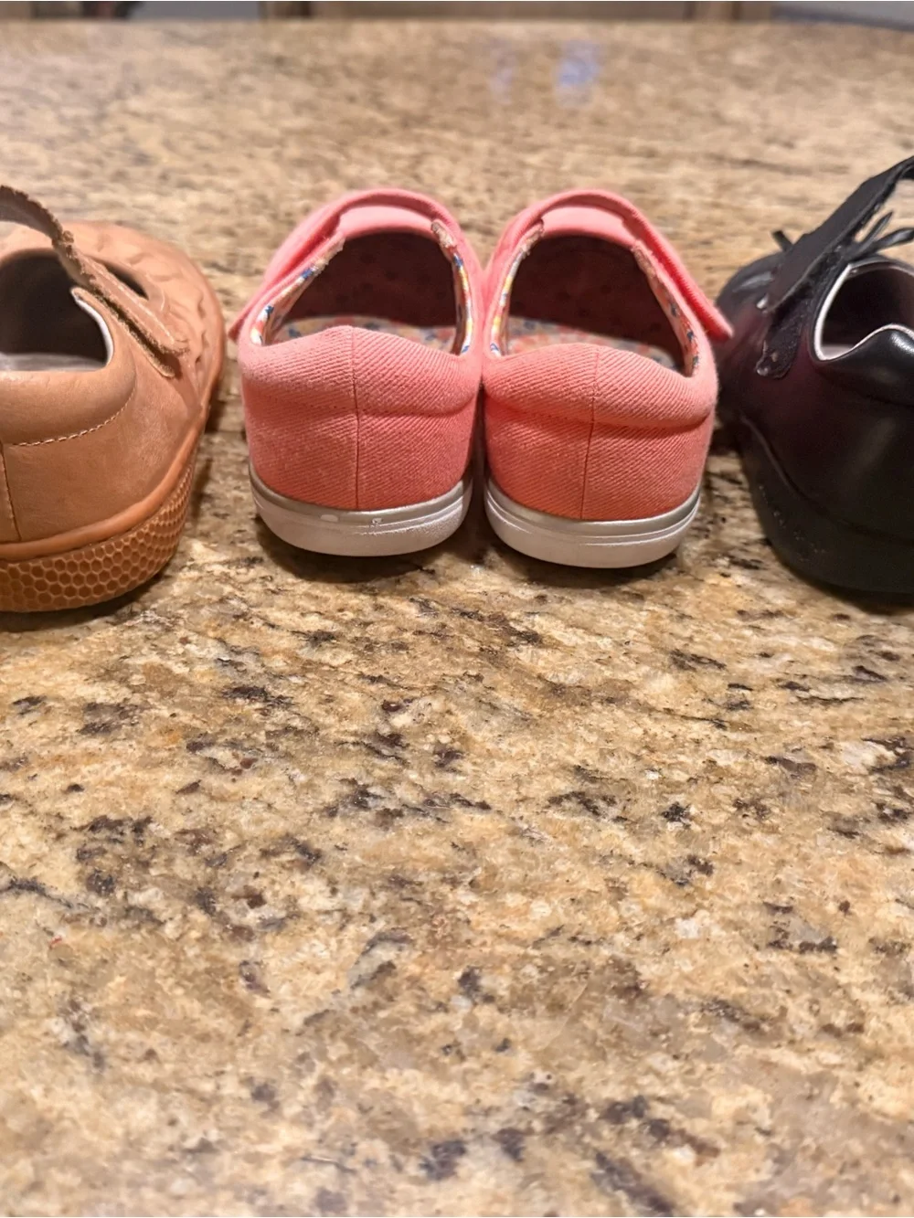 Kids Mary Jane Shoes - Pink, Black, Tan